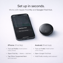 Findio Smart Tracker (Works with Apple Find My & Google Find Hub)